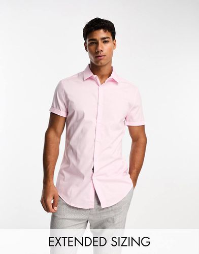 ASOS DESIGN - Camicia slim fit rosa - ASOS DESIGN - Modalova