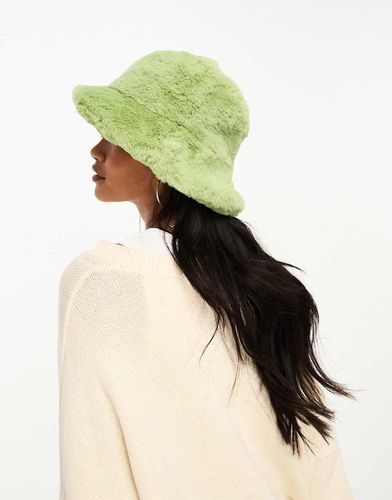 Cappello da pescatore in pelliccia sintetica - ASOS DESIGN - Modalova