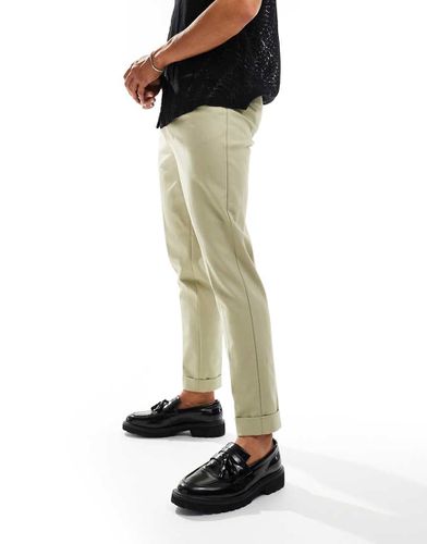 Chino premium eleganti affusolati salvia - ASOS DESIGN - Modalova