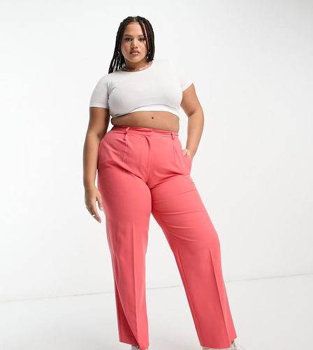 ASOS DESIGN Curve - Everyday - Pantaloni boyfriend extra larghi color corallo - ASOS Curve - Modalova