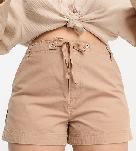 Curve - Pantaloncini cargo color cuoio - ASOS DESIGN - Modalova