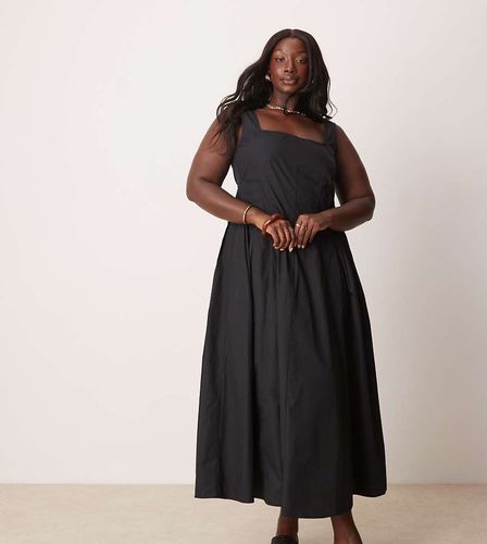 ASOS DESIGN Curve - Robe longue à encolure dégagée et taille plissée - Asos Curve - Modalova