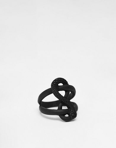 Anello a serpente intrecciato opaco - ASOS DESIGN - Modalova