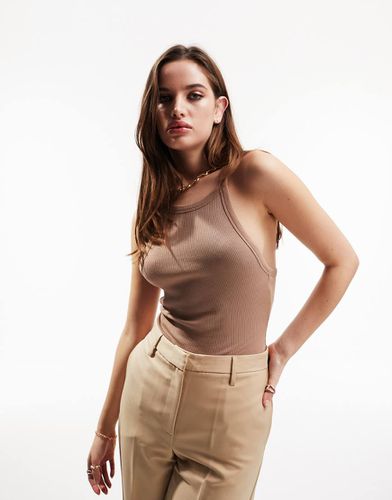 Body color talpa con fascette sottili asimmetriche sul retro - ASOS DESIGN - Modalova