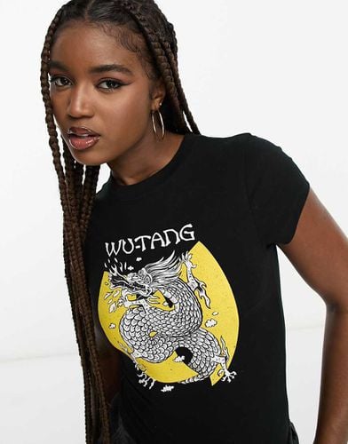 Body con grafica "Wu Tang Clan" su licenza - ASOS DESIGN - Modalova