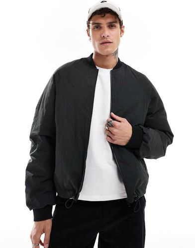 ASOS DESIGN - Bomber oversize nero - ASOS DESIGN - Modalova