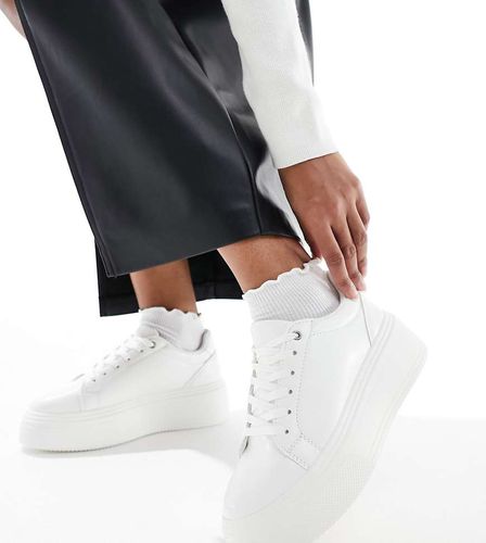 Dream - Chunky sneakers bianche a pianta larga - ASOS DESIGN - Modalova