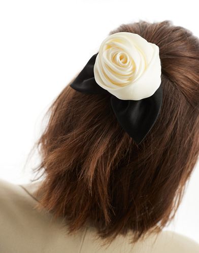 Elastico per capelli con fiore applicato - ASOS DESIGN - Modalova