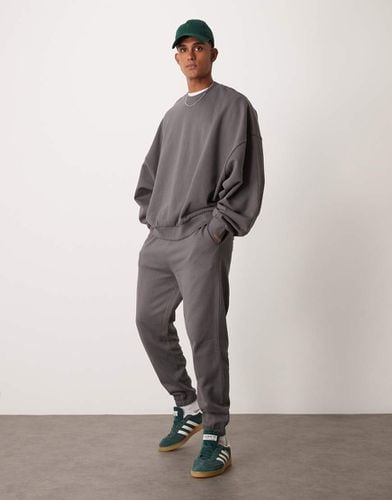 Essential - Joggers affusolati antracite - ASOS DESIGN - Modalova