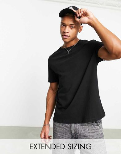 Essential - T-shirt comoda pesante 240 gsm nera - ASOS DESIGN - Modalova