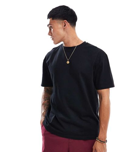 Essential - T-shirt comoda pesante 240 gsm nera - ASOS DESIGN - Modalova