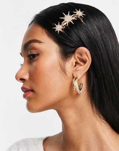 Fermaglio per capelli con cristalli stile celestiale - ASOS DESIGN - Modalova