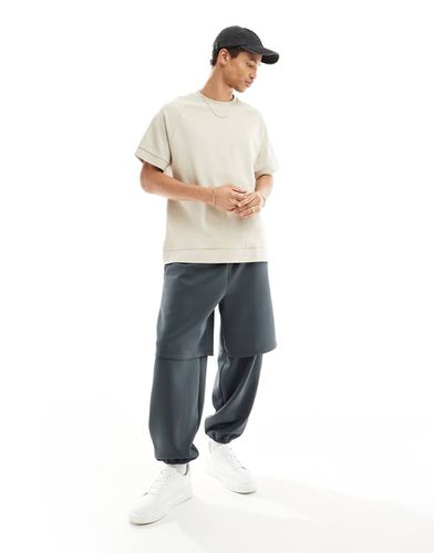 Joggers in tessuto scuba doppio strato - ASOS DESIGN - Modalova