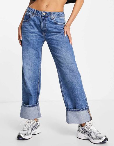 Jeans boyfriend ampi a vita medio alta medio - ASOS DESIGN - Modalova