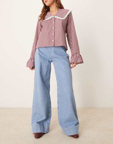 Jeans medio con pinces - ASOS DESIGN - Modalova