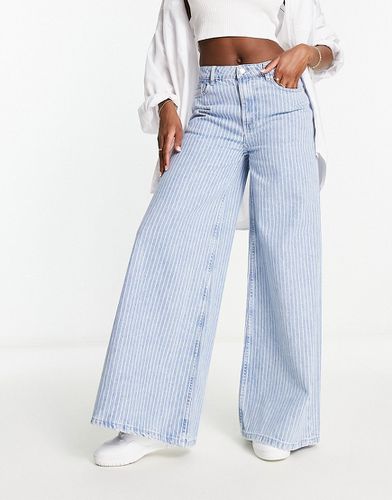 Jeans larghi a fondo ampio a righe - ASOS DESIGN - Modalova