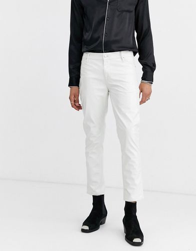Jeans skinny bianchi in vernice - ASOS DESIGN - Modalova