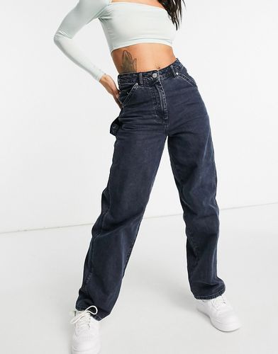 Jeans "worker" a vita alta lavaggio - ASOS DESIGN - Modalova
