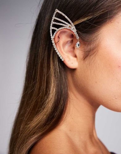 Orecchini ear cuff dorati a forma di orecchio d'elfo - ASOS DESIGN - Modalova