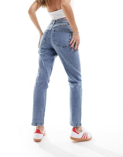 Mom jeans confortevoli modellanti slim medio - ASOS DESIGN - Modalova