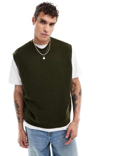 Maglione senza maniche squadrato comodo - ASOS DESIGN - Modalova