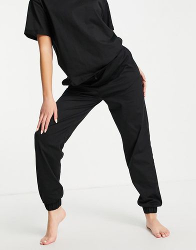 Mix & Match - Joggers neri del pigiama in cotone - BLACK - ASOS DESIGN - Modalova