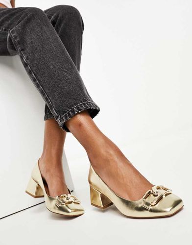 Skylar - Scarpe con tacco medio con catenina - ASOS DESIGN - Modalova