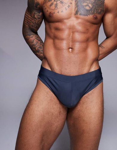 ASOS DESIGN - Slip de bain - Gris - Asos Design - Modalova