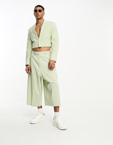 Pantalone culotte da abito pallido - ASOS DESIGN - Modalova