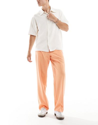 Pantaloni a zampa eleganti arancioni vintage - ASOS DESIGN - Modalova