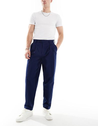 Pantaloni chino affusolati oversize premium eleganti in cotone - ASOS DESIGN - Modalova