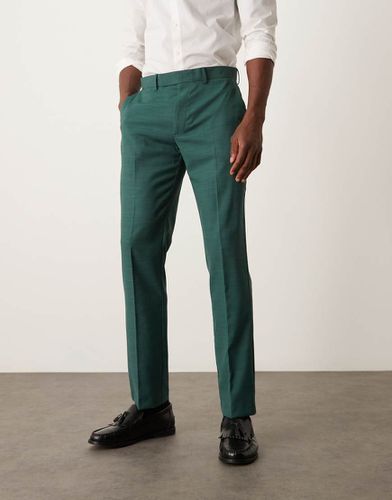 Pantaloni da abito slim crosshatch - ASOS DESIGN - Modalova