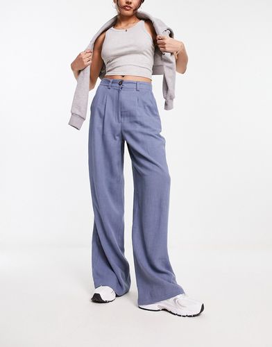 Pantaloni dad in misto lino - ASOS DESIGN - Modalova