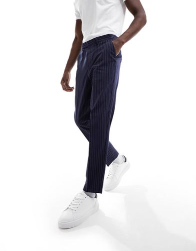 Pantaloni eleganti affusolati gessati - ASOS DESIGN - Modalova