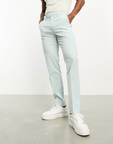 Pantaloni eleganti slim azzurro pastello - ASOS DESIGN - Modalova