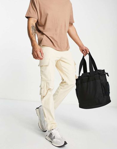 Pantaloni stile skater beige in velluto a coste - ASOS DESIGN - Modalova