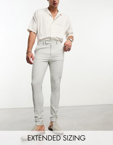 Pantaloni super skinny eleganti gessato - ASOS DESIGN - Modalova