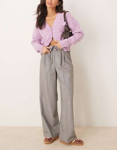 Pantaloni sartoriali grigi - ASOS DESIGN - Modalova