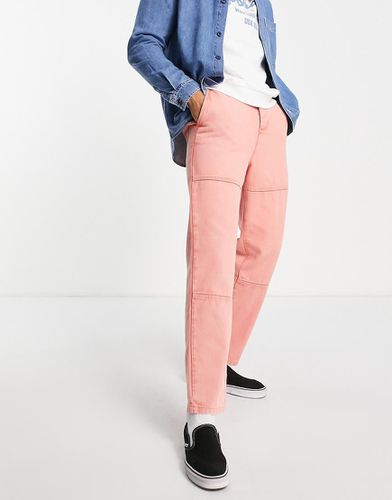 Pantaloni skater color corallo - ASOS DESIGN - Modalova