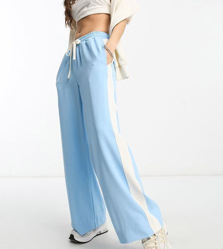 ASOS DESIGN Petite - Pantaloni con pannello a contrasto - ASOS Petite - Modalova