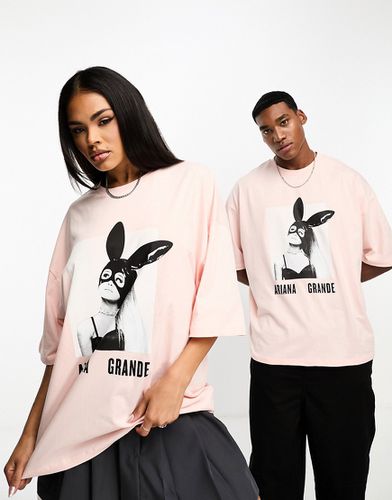 T-shirt unisex oversize con grafica stampata di "Ariana Grande" - ASOS DESIGN - Modalova