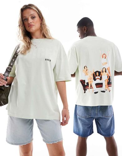 T-shirt unisex oversize pastello con stampe "The Spice Girls" - ASOS DESIGN - Modalova