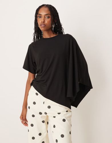T-shirt asymétrique style cape - Asos Design - Modalova