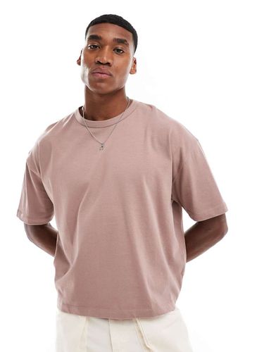 T-shirt basic squadrata oversize pesante da 240 gsm - ASOS DESIGN - Modalova