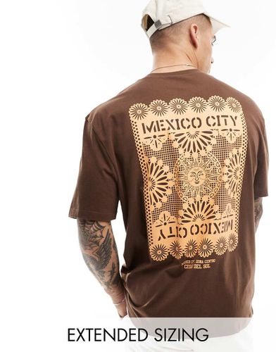 T-shirt comoda con stampa "Mexico City" sul retro - ASOS DESIGN - Modalova