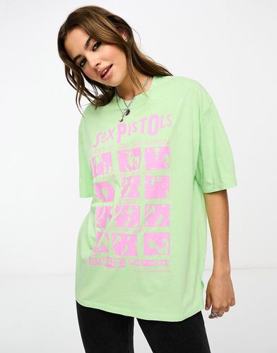 T-shirt oversize con stampa su licenza dei Sex Pistols - ASOS DESIGN - Modalova