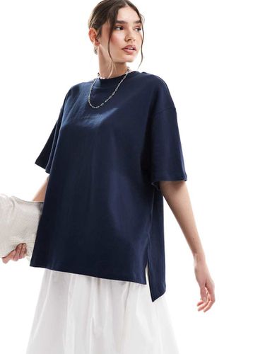 T-shirt oversize con rovescio a ricci - ASOS DESIGN - Modalova