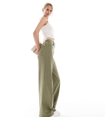 ASOS DESIGN Tall - Pantalon droit décontracté avec 5 poches - Kaki - Asos Tall - Modalova