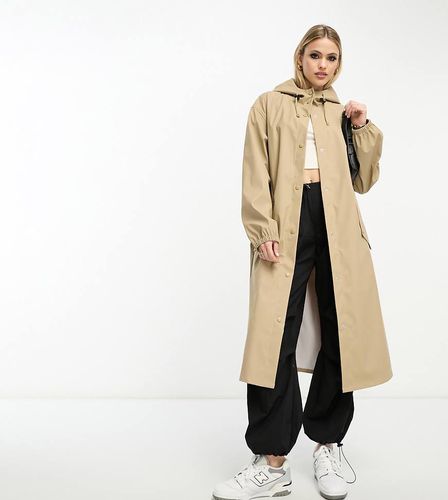 ASOS DESIGN Tall - Parka impermeabile gommato color pietra - ASOS Tall - Modalova