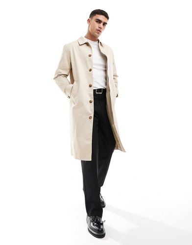 Trench grigio pietra - ASOS DESIGN - Modalova